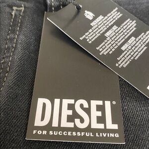 DIESEL Industry Black Denim trouser jeans